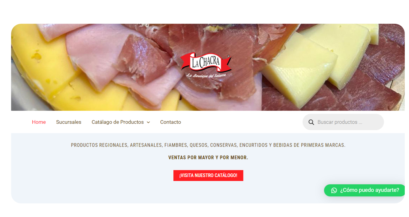 Diseño web y redes sociales para La Chacra